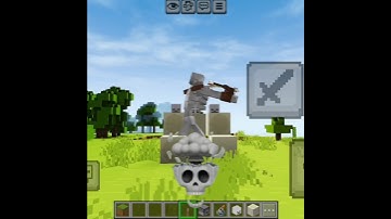 Mutant skeleton in Minecraft 💀 #minecraft #memes #trollface #ytshorts #gaming