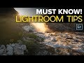 Lightroom Tips you Probably Didn't Know