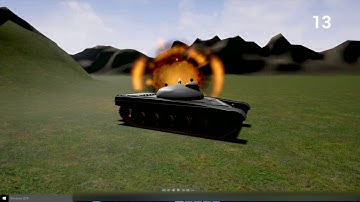 The Unreal Engine Developer Course Battle Tank Fire Effect Test