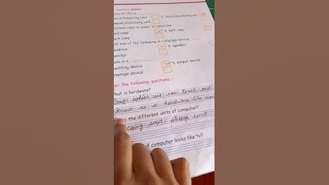 2nd class chapter 2 computer back exercise