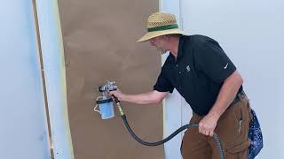 Graco HVLP Fine Finish Sprayer Demo