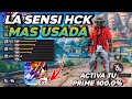🔛ACTIVO la SENSIBILIDAD más USADA del 2020  *Free fire* en su prime - CONFIGURACIÓN NIVEL FFH4X 👹