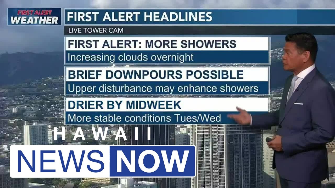 First Alert Forecast: Increasing clouds and showers on the horizon ...
