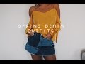 Spring denim outfits 2017  petite side of style