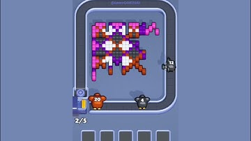 Color Shooter Cube Sort Level 17 Walkthrough Solution