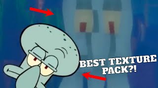 Squidward is NOW in MINECRAFT... TEXTURE PACK?! 😵😵 | MINECRAFT FUNNY MOMENTS screenshot 4