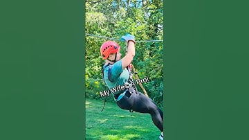 Zip Line Training!🤪 #shorts #fun #adventure