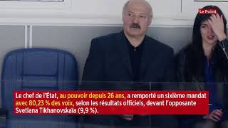 Biélorussie : le président Loukachenko déclaré vainqueur après une nuit de répression