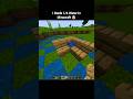 1/4 Water In Minecraft 🤯 #minecraft #minecraftshorts #minecraftvideos #minecrafthack #minecraftbuild
