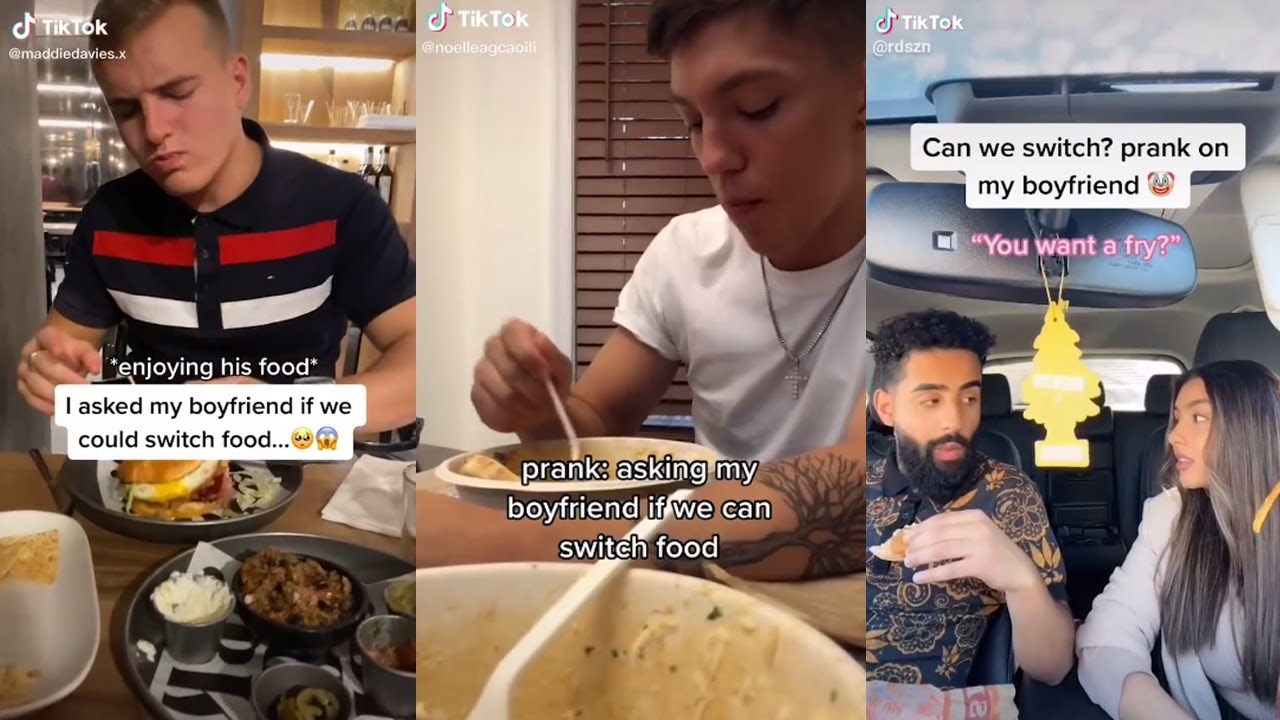 "Can We Switch Food?" Prank On Boyfriend/ Husband!”… *Hilarious*