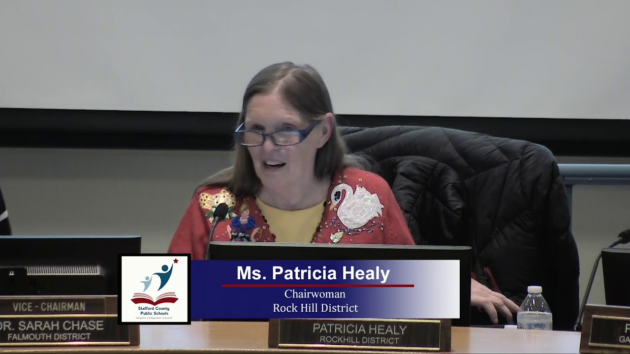 Stafford School Board 12 10 2019