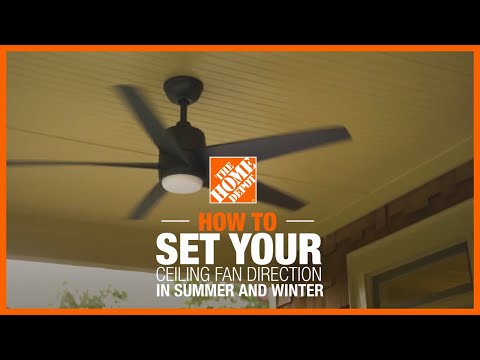 How to Set Your Ceiling Fan Direction in Summer and Winter | The Home Depot