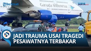 Bagian Mesin Sayap Pesawat Garuda Terbakar di Udara, NASIB Jemaah Haji Embarkasi Makassar: Trauma!