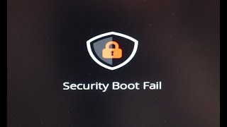 Security Boot Fail - ноутбук ACER - как отключить? Как загрузиться с флешки?