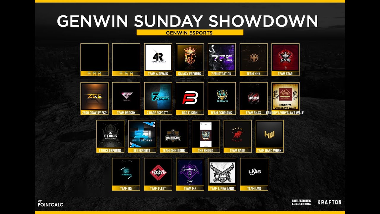 GENWIN ESPORTS PRESENT | GENWIN SUNDAY SHOWDOWN 🏆 CASTER MR MANU YT ...