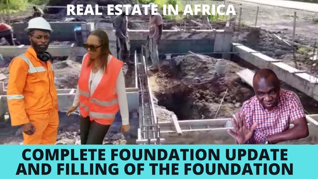 BUILDING IN CAMEROON 🇨🇲 EPS 5 COMPLETE FOUNDATION UPDATE AND