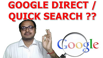 Google Direct Search | Quick Search | How to | What is |