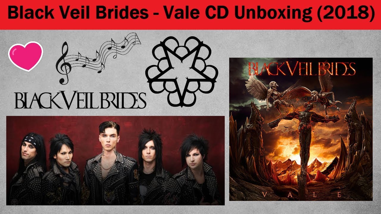 Black Veil Brides Vale CD Unboxing (2018) YouTube