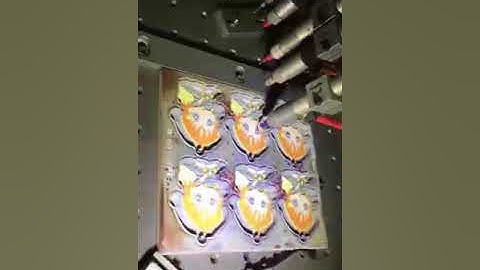 12 color pvc keychain making machine, pvc dispenser machine