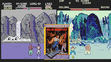 C64 vs Arcade - Yie Ar Kung-Fu - Comparison Mix