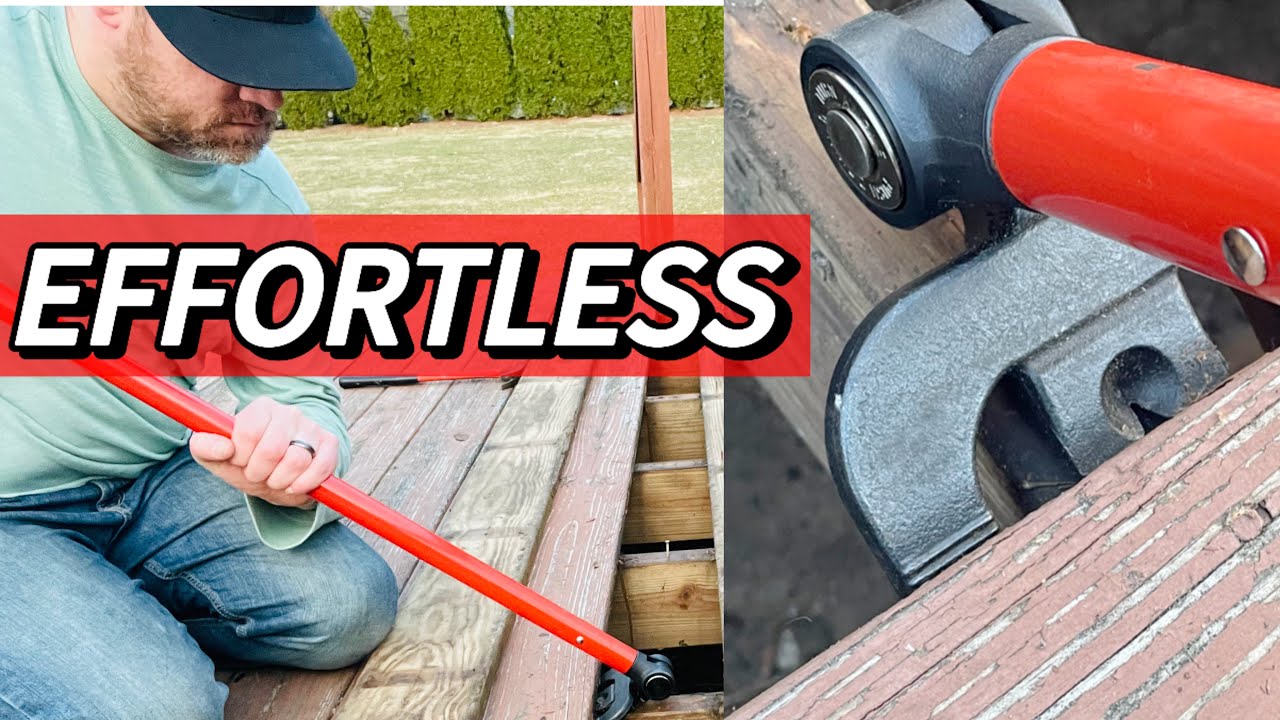 Remove Deck Boards Fast and Easy! | Deck Removal Bull Bar