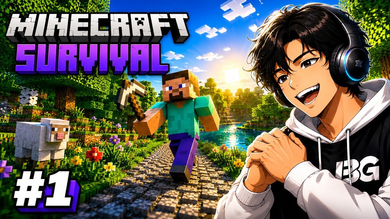 My First Day In Minecraft Survival World 🤯||Gonna Wrong or Not 🤔! - YouTube