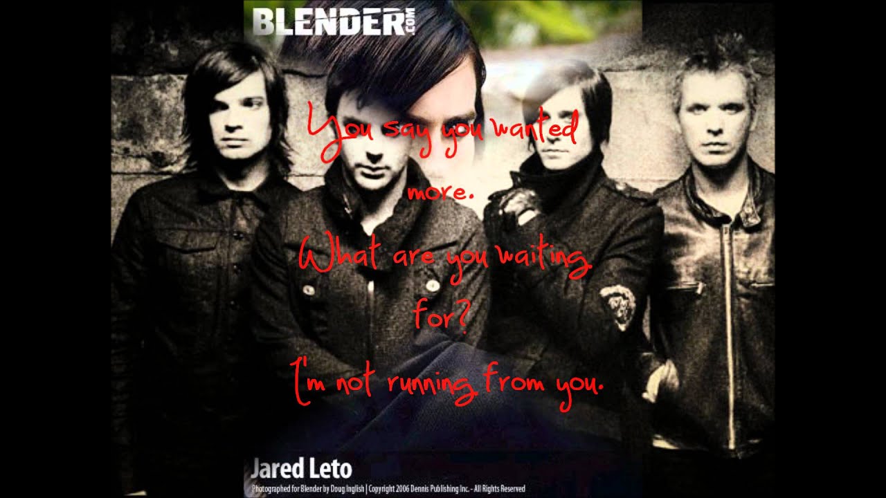 30 Seconds To Mars The Kill Lyrics Deutsch 30 Seconds to Mars - The Kill Lyrics - YouTube