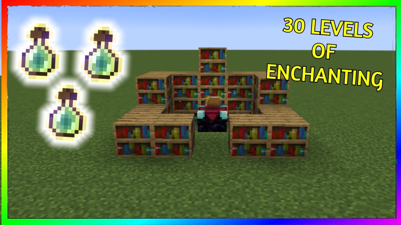 How To Make An Enchantment Room In Minecraft YouTube