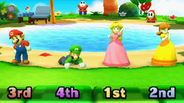 Mario Party: Star Rush - All Character Victory Animations
