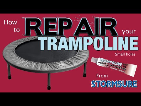 Trampoline Mat Repair: How To Fix Holes In A Trampoline Mat 