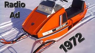 Moto-Ski 1972 Original Radio Ad Snowmobile