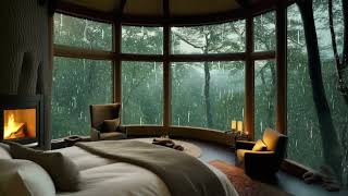 Loneliness in the Rain - The Calming Effect of Rainfall in a High-end tree house