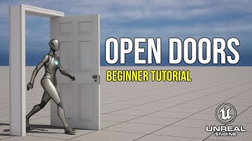 How To Open And Close Doors Away From The Player In Unreal Engine 5 - Beginner Tutorial