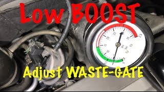 HOW TO ADJUST WASTEGATE PRESSURE (pretension)