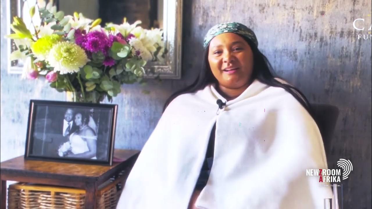 Presley Chweneyagae's wife and kids pay final tribute