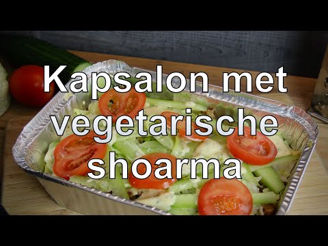 Kapsalon met vegetarische shoarma recept