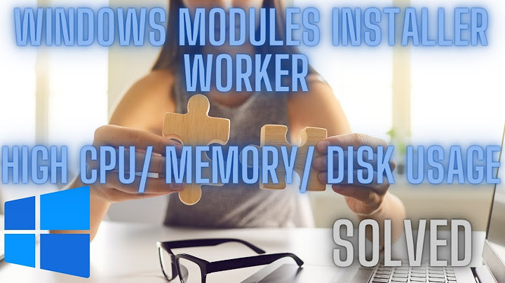 Windows Modules Installer Worker high CPU server 2022