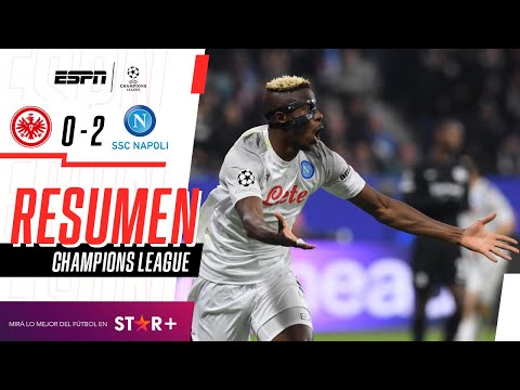 ¡OSIMHEN LLEVÓ A LOS NAPOLITANOS A LA VICTORIA EN ALEMANIA! | E. Frankfurt 0-2 Napoli | RESUMEN