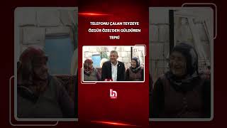 Özgür Özelden Yanında Telefonu Çalan Teyzeye Espri Gelin Hatice Arıyor. Açsaydın Konuşurduk