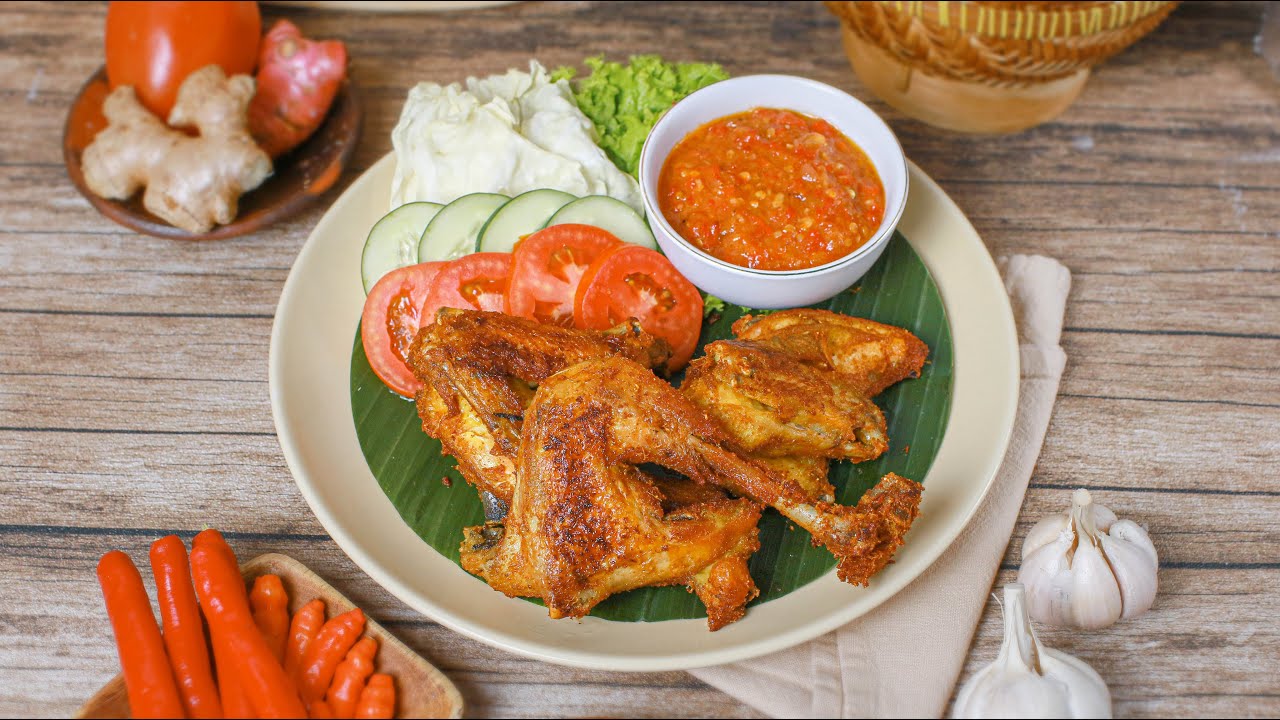 Ayam Goreng Ungkep Sambal Blender - Nikmatnya Sampai ke Tulang