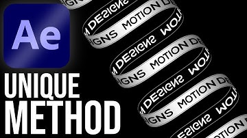 Kinetic Typography Animation in Adobe After Effects - After Effects Tutorial - No Plugins.