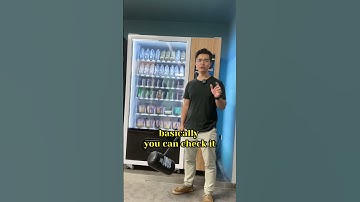 Our vending machine allows you to check inventory remotely.