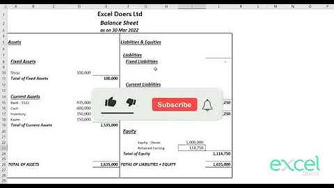 How to automate Accounting Ledger, Trial Balance, Income Statement, Balance Sheet in Excel   English