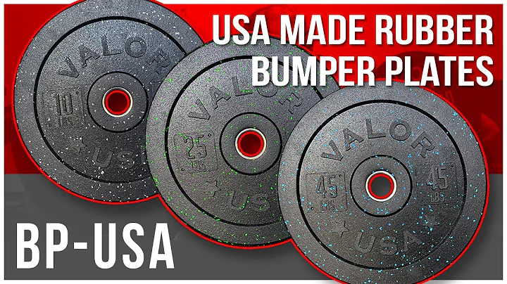 USA Made Rubber Bumper Plates (LB) | Valor Fitness