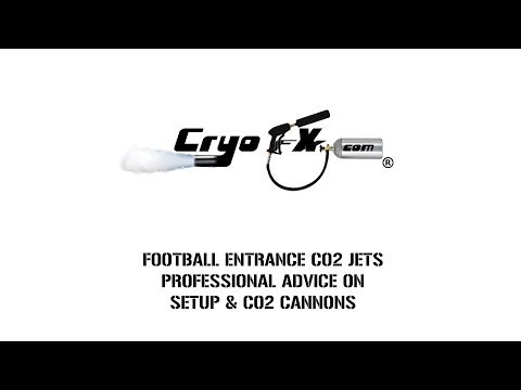 Football Entrance Co2 Jets  - Professional Advice on Setup and Co2 Cannons - CryoFX