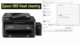 How to Epson l565 print head cleaning || head cleaning