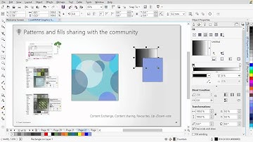 CorelDRAW® Graphics Suite X7 -- New vector and bitmap pattern fills