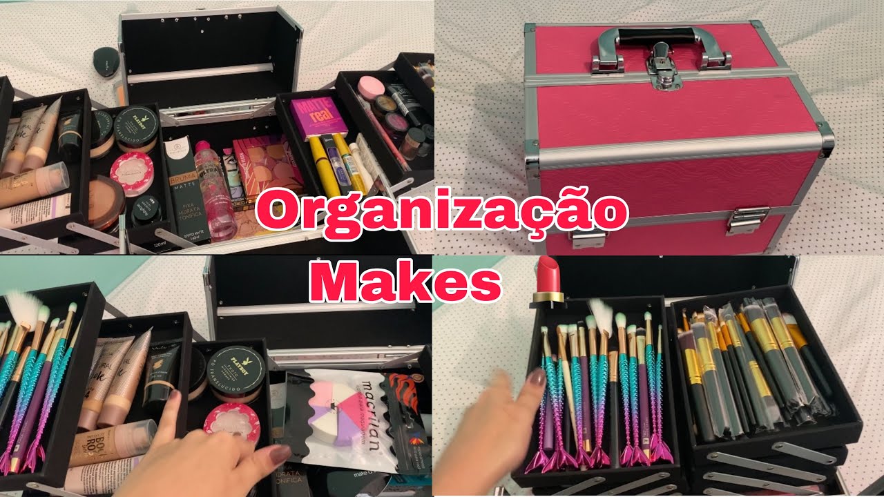 COMO ORGANIZO MINHA MALETA DE MAQUIAGEM ?