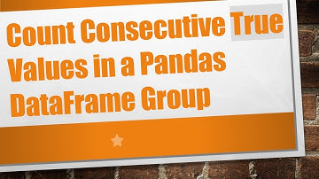 Count Consecutive True Values in a Pandas DataFrame Group