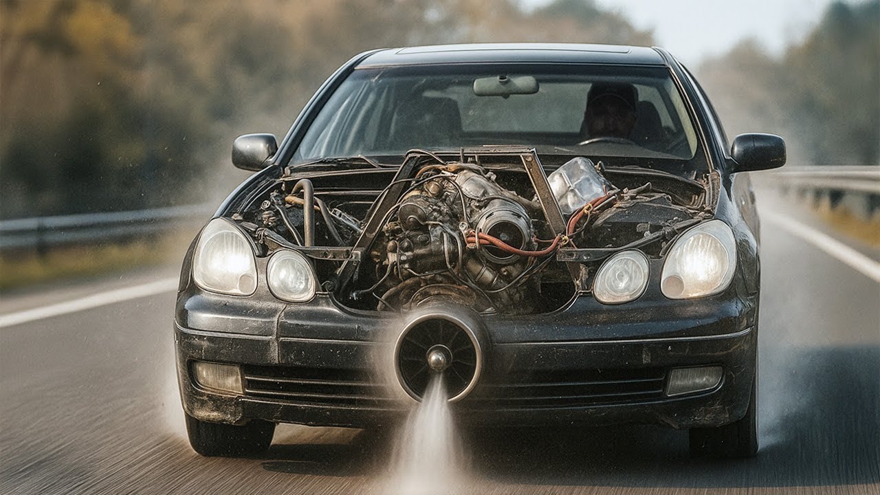 Helicopter engine swapped Lexus - FIRST DRIVE